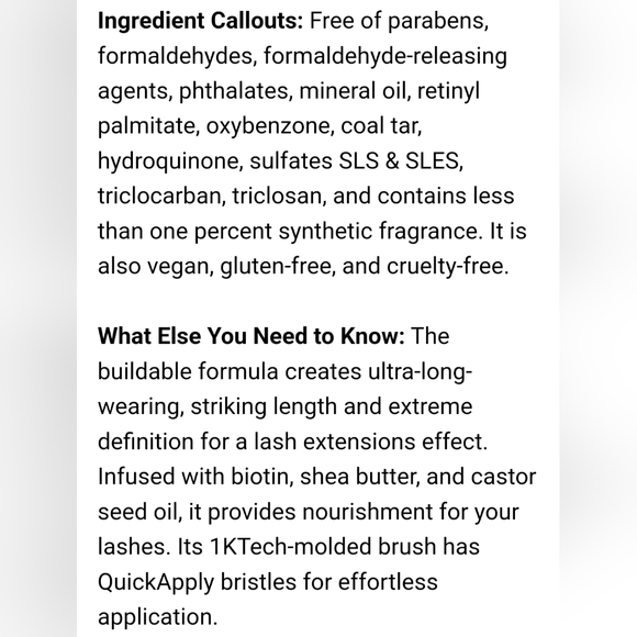 🌸 Blinc Lash Extension Tubing Mascara Black - Vegan, Clean, Sensitive Eyes NIB - Picture 8 of 11